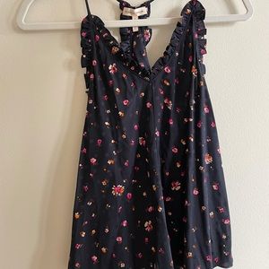 Rebecca Taylor Marguerite floral silk tank